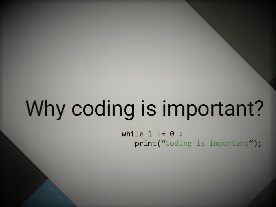 why coding